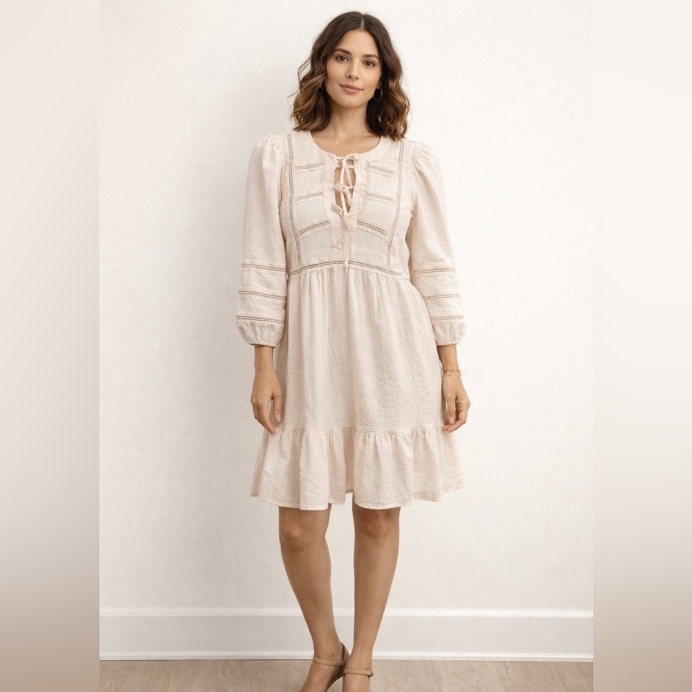 Calvin Klein Dress with puff sleeves size 8